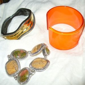 Costume Jewelry 3 Bracelets Jasper Premier Design